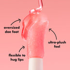 Glow Reviver Lip Oil, Nourishing Tinted Lip Oil for a High-Shine Finish, Infused with Jojoba Oil, Vegan & Cruelty-Free, Pink Quartz