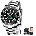 V3 Version GMT Watches Men'S Luxury Sapphire Automatic Mechanical Watch 40MM Stainless Steel Waterproof Watch