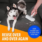 Furswipe Pet Hair Remover Roller – Reusable & Portable Lint Roller for Easy Pet Hair Cleanup on Furniture & Clothing