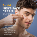 Men'S Face Moisturizer: anti Aging Cream, Wrinkles Cream, Hyaluronic Moisture, Skincare, Comfort ,Moisturizing ,Hydrating,