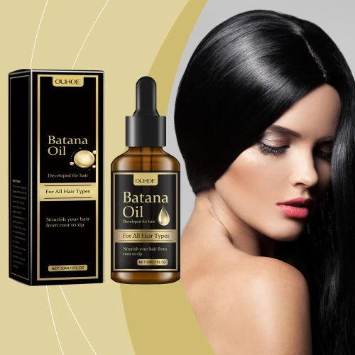 OUHOE Batana Hair Care Essential Oil  Nourishing Moisturizing Soft Repair Vitamin E Nourishes The Scalp And Gives It