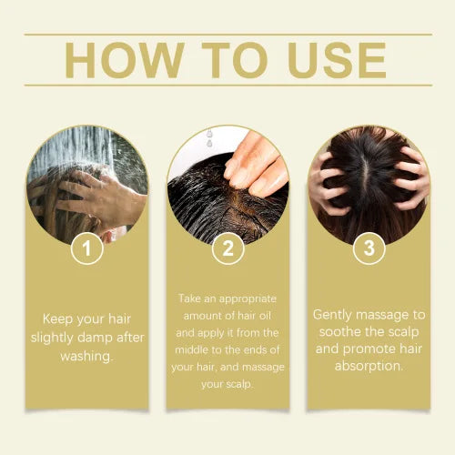 OUHOE Batana Hair Care Essential Oil  Nourishing Moisturizing Soft Repair Vitamin E Nourishes The Scalp And Gives It