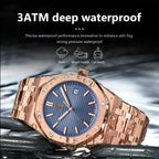 POEDAGAR Luxury Business Man Wristwatch Waterproof Luminous Date Men Watch Stainless Steel Fashion Quartz Watches For Men Reloj