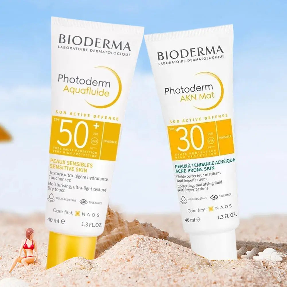 BIODERMA SPF50+ Sunscreen Cream Sweat Proof Waterproof Efficient Lasting All Skin Sunscree Lightweight Refreshing Body Sunscreen