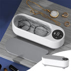 Portable Household Cleaning Machine, 450ml Clean Pod Ultrasonic Cleaner, Jewelry Cleaner Machine for Ring, Glasses, Makeup Brush