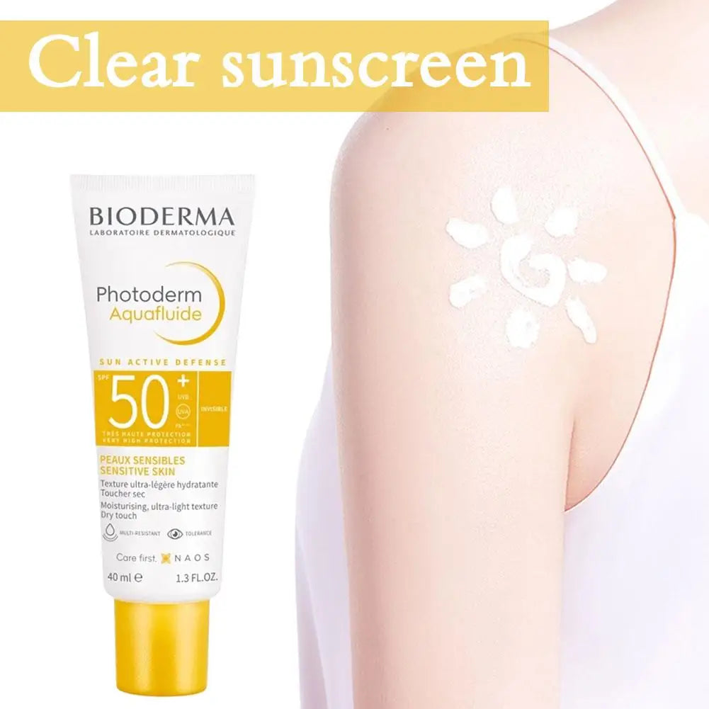 BIODERMA SPF50+ Sunscreen Cream Sweat Proof Waterproof Efficient Lasting All Skin Sunscree Lightweight Refreshing Body Sunscreen