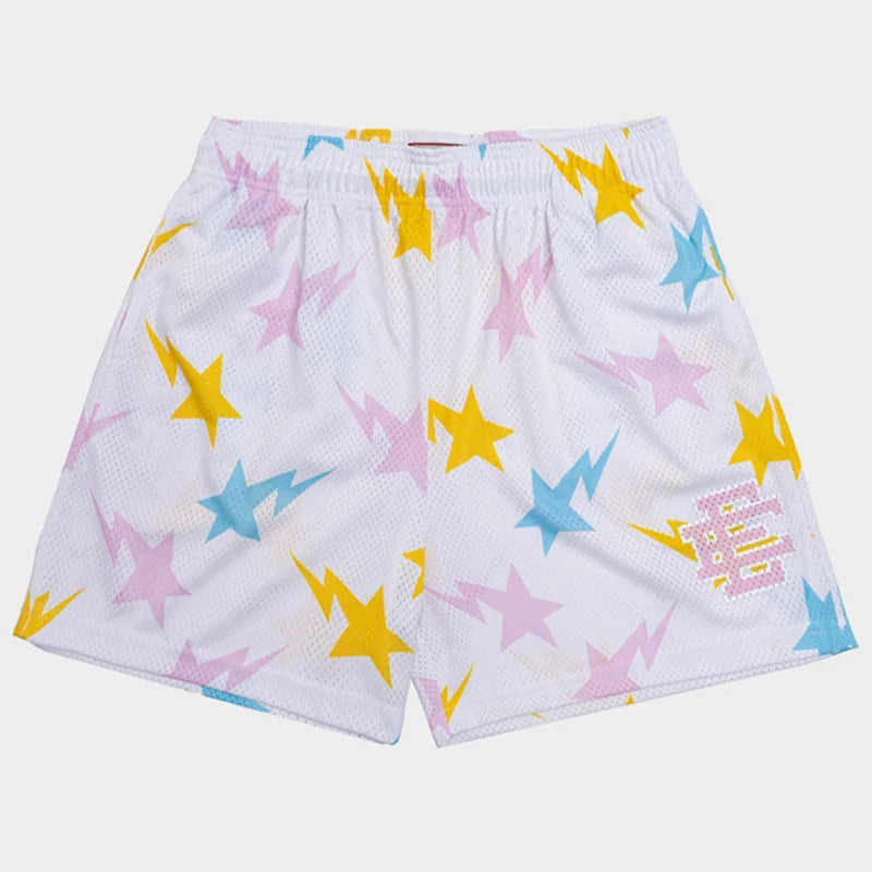 2025 EE Eric Emanuel Basic Shorts NEW men's casual shorts fitness sports pants summer gym workout Men Classic GYM Mesh Shorts