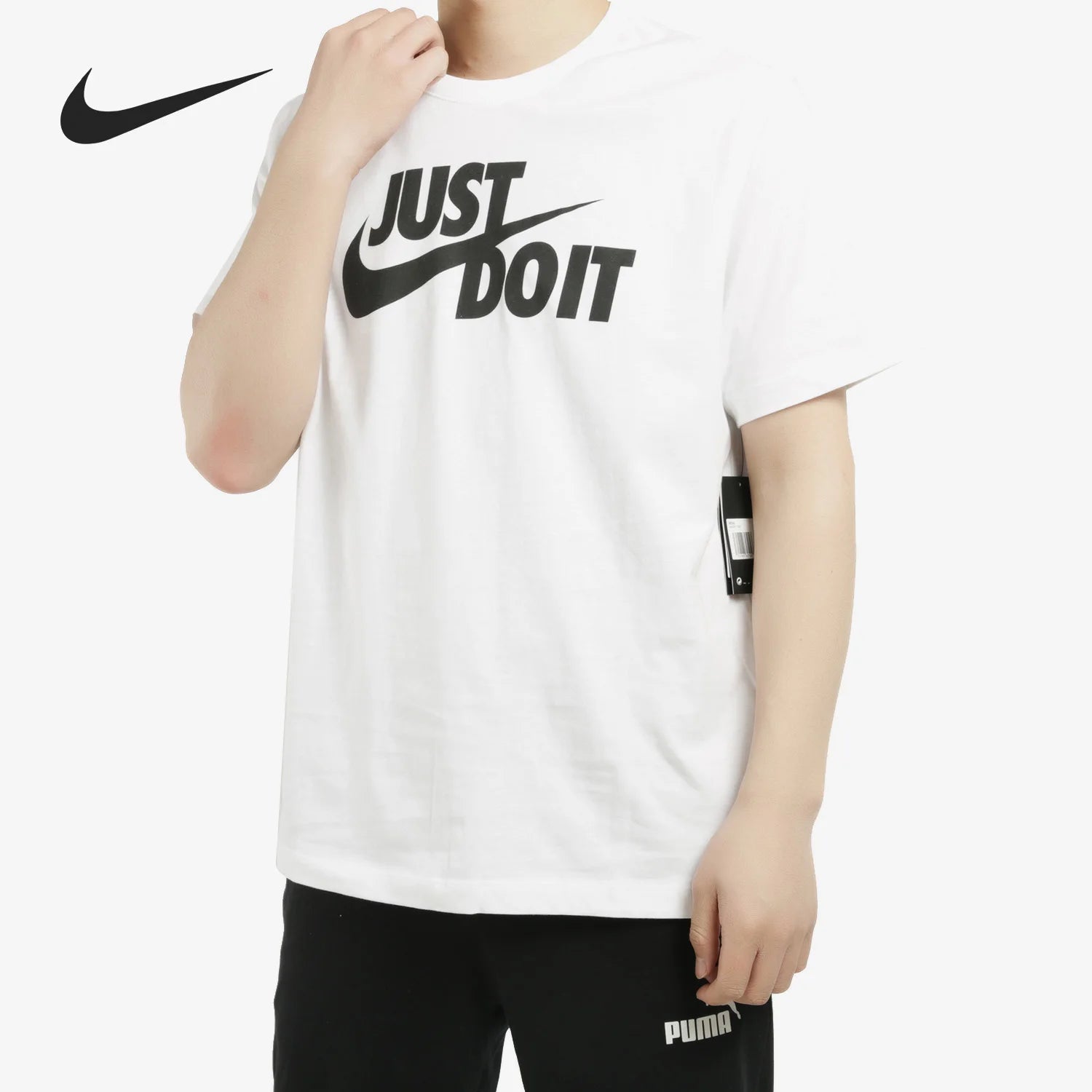Nike Official Genuine New Men's Summer Simple Breathable Casual Short Sleeve T-Shirt AR5007-100