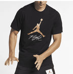 Nike Official Genuine JORDAN Men's Round Neck Knitted Breathable Sport Casual T-shirt AO0665-011