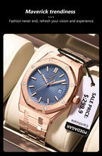 POEDAGAR Luxury Business Man Wristwatch Waterproof Luminous Date Men Watch Stainless Steel Fashion Quartz Watches For Men Reloj