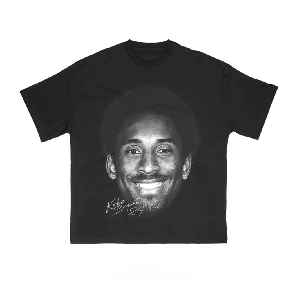 Summer Cotton T-shirt Street Wear Basketball Kobe Bryant Graphic Print Loose T-shirt Top Men's T-shirt for Both Men and Women