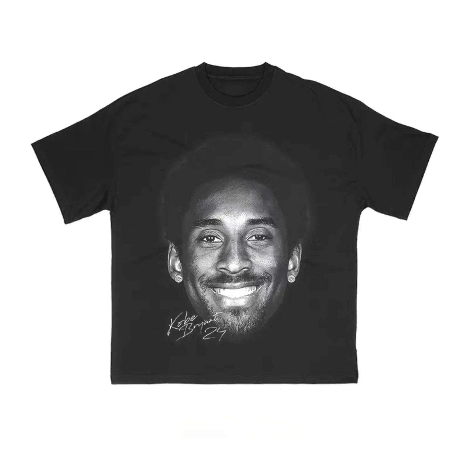 Summer Cotton T-shirt Street Wear Basketball Kobe Bryant Graphic Print Loose T-shirt Top Men's T-shirt for Both Men and Women