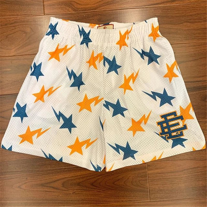 2025 EE Eric Emanuel Basic Shorts NEW men's casual shorts fitness sports pants summer gym workout Men Classic GYM Mesh Shorts