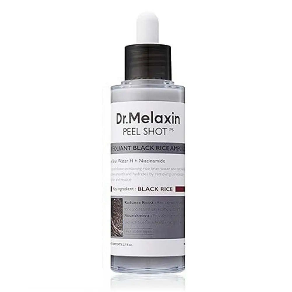 Dr. Melaxin Peel Shot White And Black Rice Exfoliating Essence Skin Lightening Contro Moisturizing Oil-Control Gentle Skin Care
