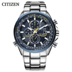 CITIZEN Blue Angel Generation Men's Luxury Wristwatches Radio Night Glow Energy Multi Functional Fashion Original Business Watch