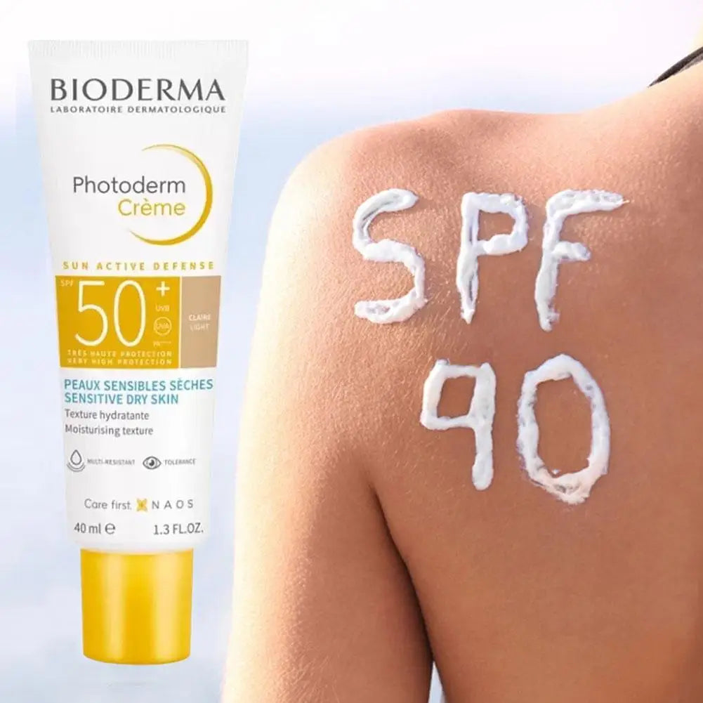 BIODERMA SPF50+ Sunscreen Cream Sweat Proof Waterproof Efficient Lasting All Skin Sunscree Lightweight Refreshing Body Sunscreen