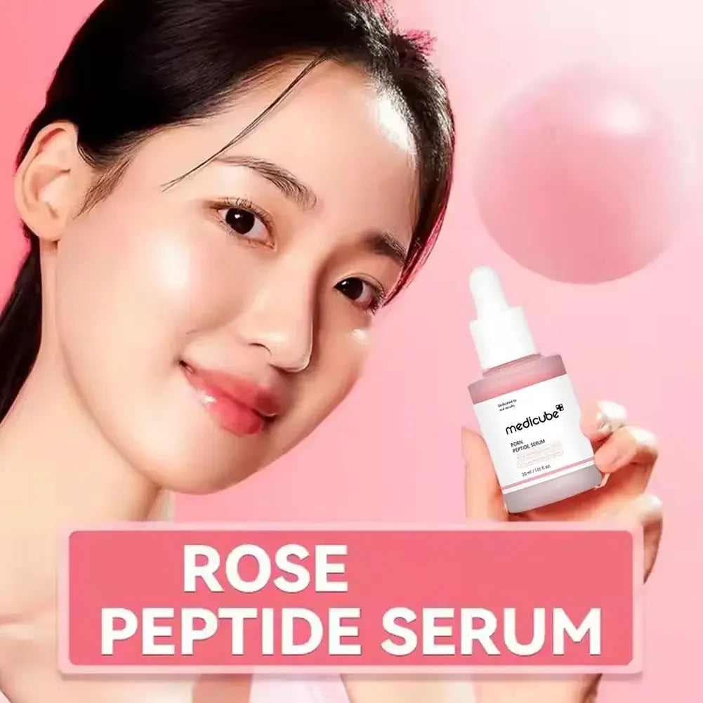 Pink Peptide Serum Milk Moisturizing and hydrating Brightening hydrating Improve skin condition Dry dehydrated skin Care 30ML