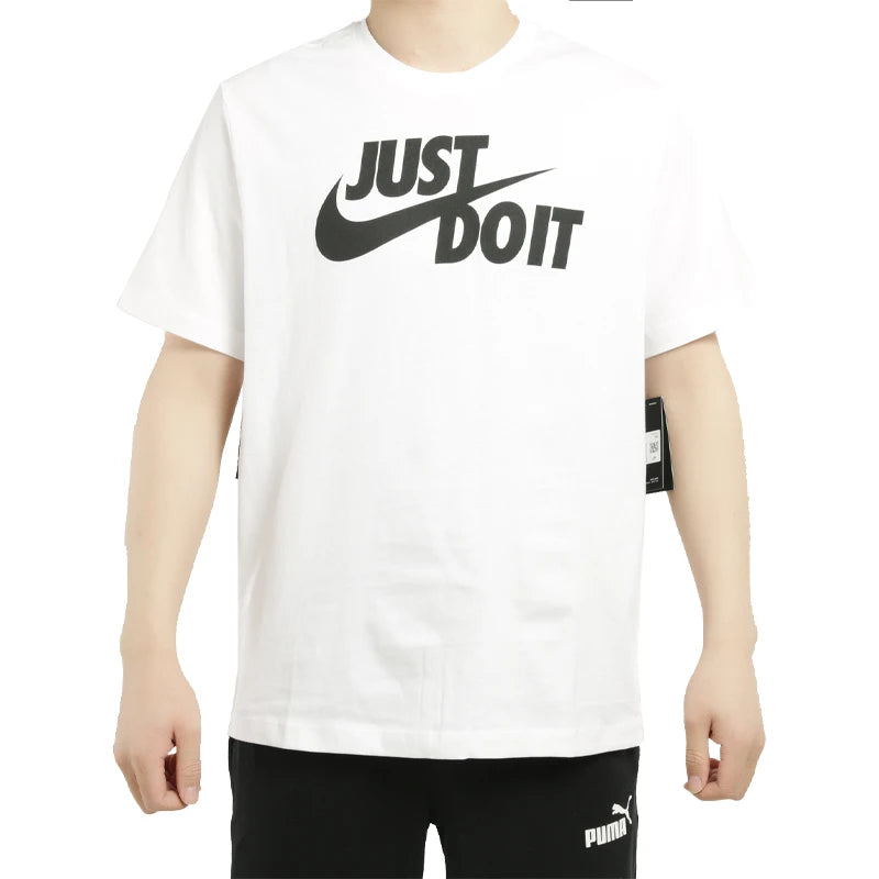 Nike Official Genuine New Men's Summer Simple Breathable Casual Short Sleeve T-Shirt AR5007-100