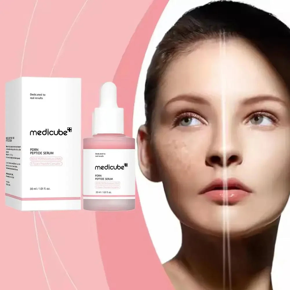 Pink Peptide Serum Milk Moisturizing and hydrating Brightening hydrating Improve skin condition Dry dehydrated skin Care 30ML