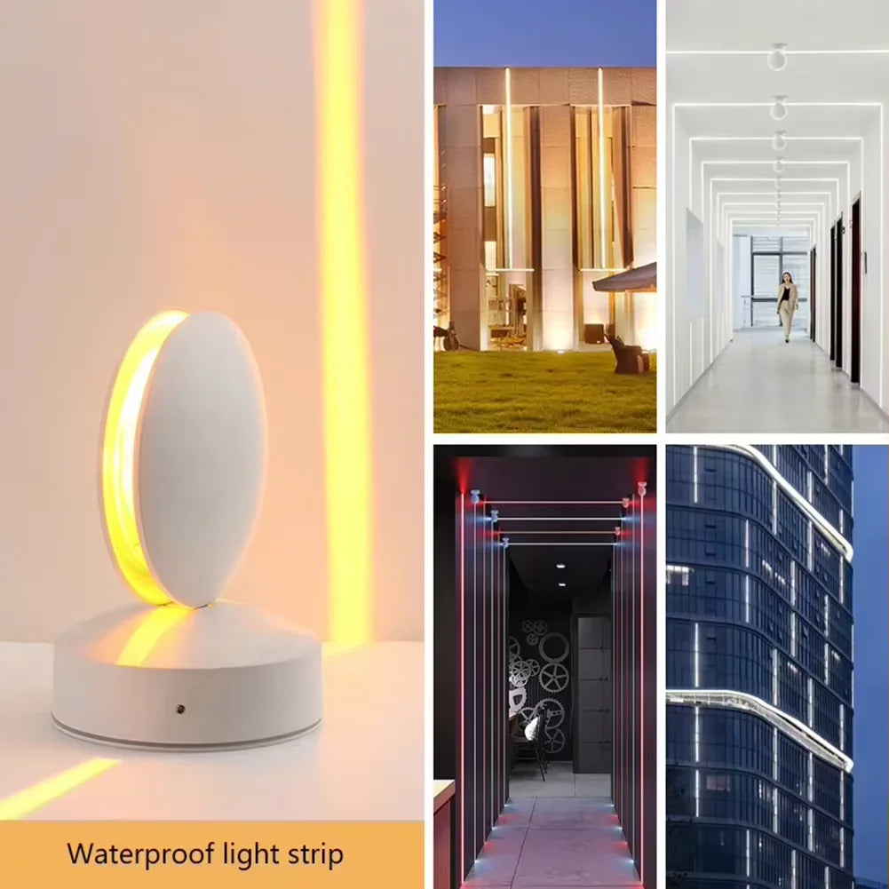 New LED Window Sill Line Color Celling Lamp Internet Cafe Secret Room 360° Luminous Corridor Aisle Decorative Light Spotlight