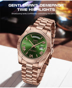 NIBOSI New Men Watch Brand Luxury Fashion Quartz Wristwatch Male Stainless Steel Waterproof Calendar Business Watches For Men