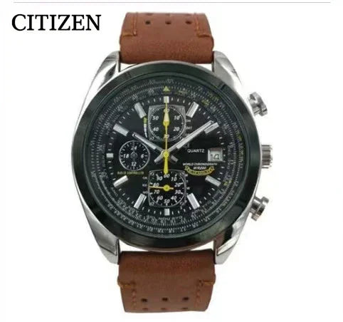 CITIZEN Blue Angel Generation Men's Luxury Wristwatches Radio Night Glow Energy Multi Functional Fashion Original Business Watch