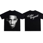 Summer Cotton T-shirt Street Wear Basketball Kobe Bryant Graphic Print Loose T-shirt Top Men's T-shirt for Both Men and Women