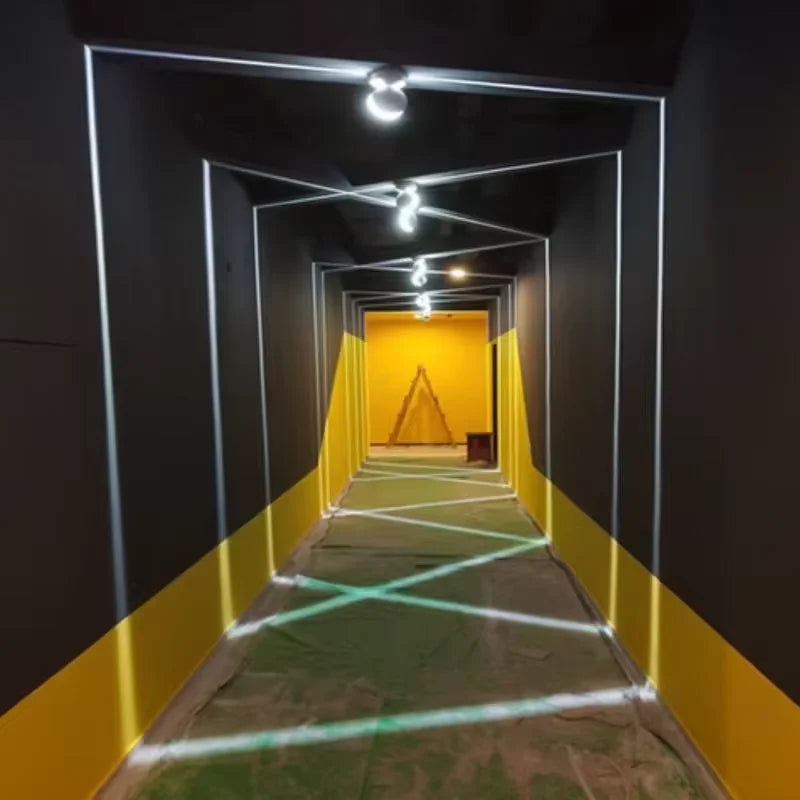 New LED Window Sill Line Color Celling Lamp Internet Cafe Secret Room 360° Luminous Corridor Aisle Decorative Light Spotlight