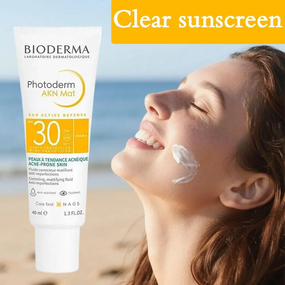 BIODERMA SPF50+ Sunscreen Cream Sweat Proof Waterproof Efficient Lasting All Skin Sunscree Lightweight Refreshing Body Sunscreen