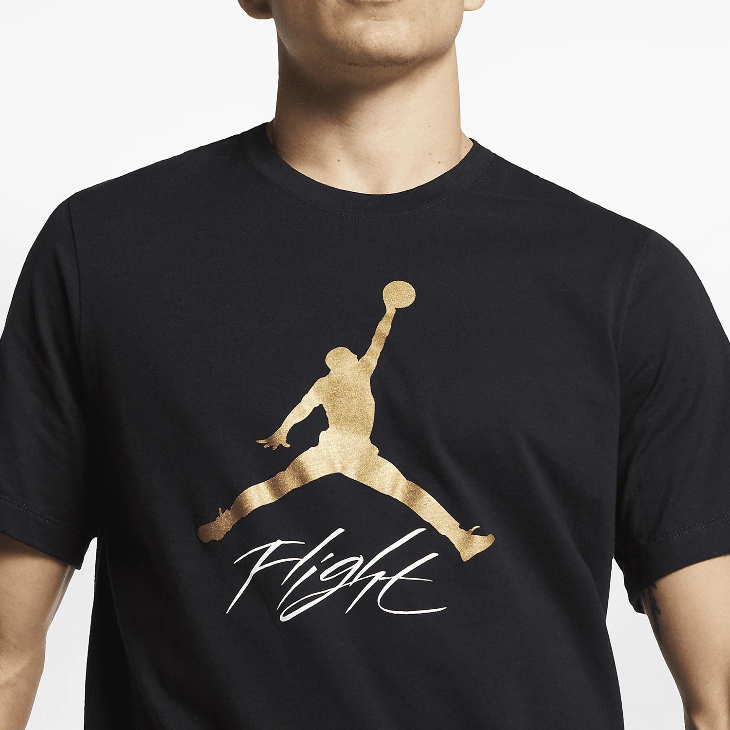Nike Official Genuine JORDAN Men's Round Neck Knitted Breathable Sport Casual T-shirt AO0665-011