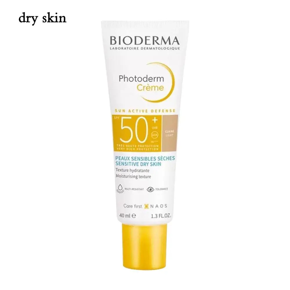 BIODERMA SPF50+ Sunscreen Cream Sweat Proof Waterproof Efficient Lasting All Skin Sunscree Lightweight Refreshing Body Sunscreen