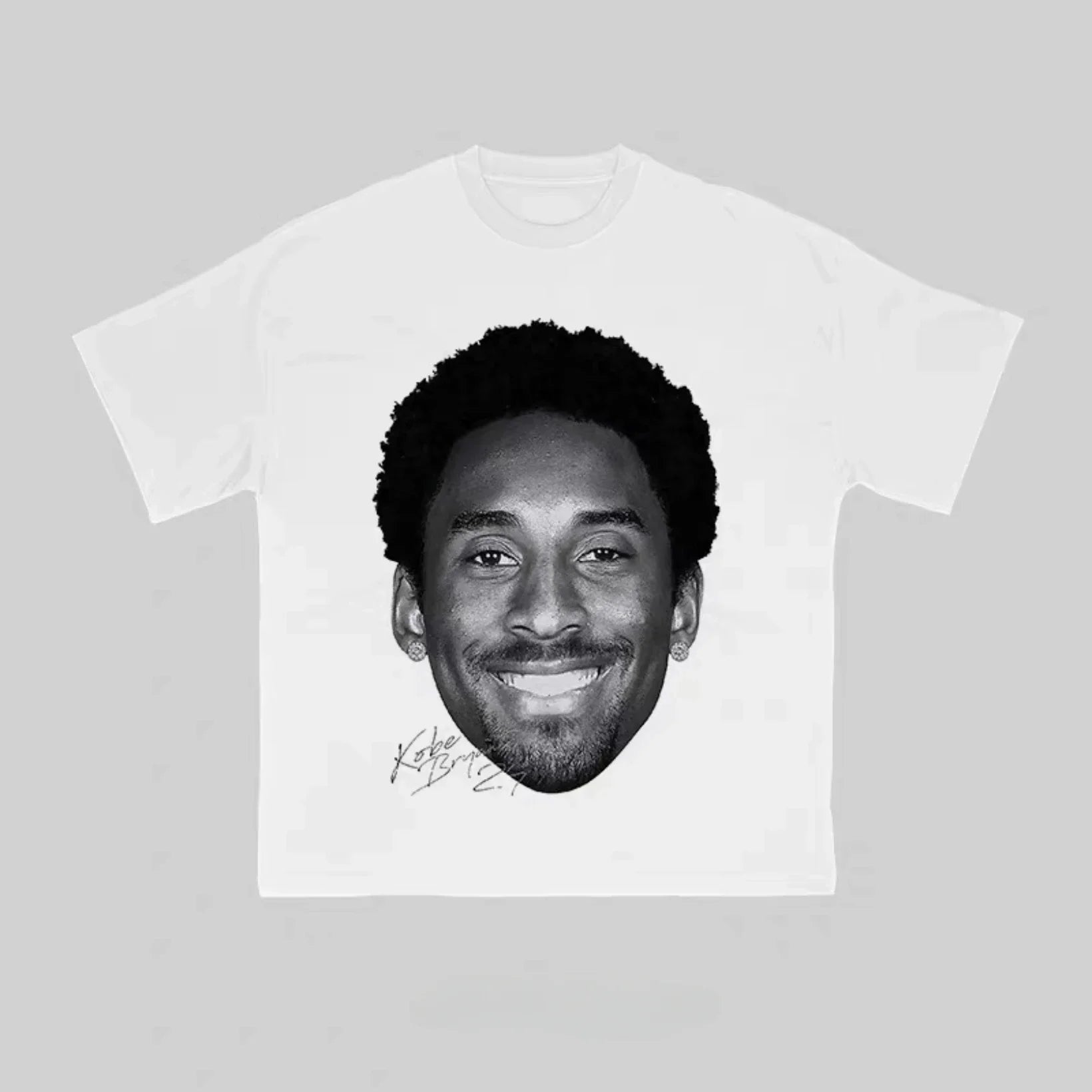 Summer Cotton T-shirt Street Wear Basketball Kobe Bryant Graphic Print Loose T-shirt Top Men's T-shirt for Both Men and Women