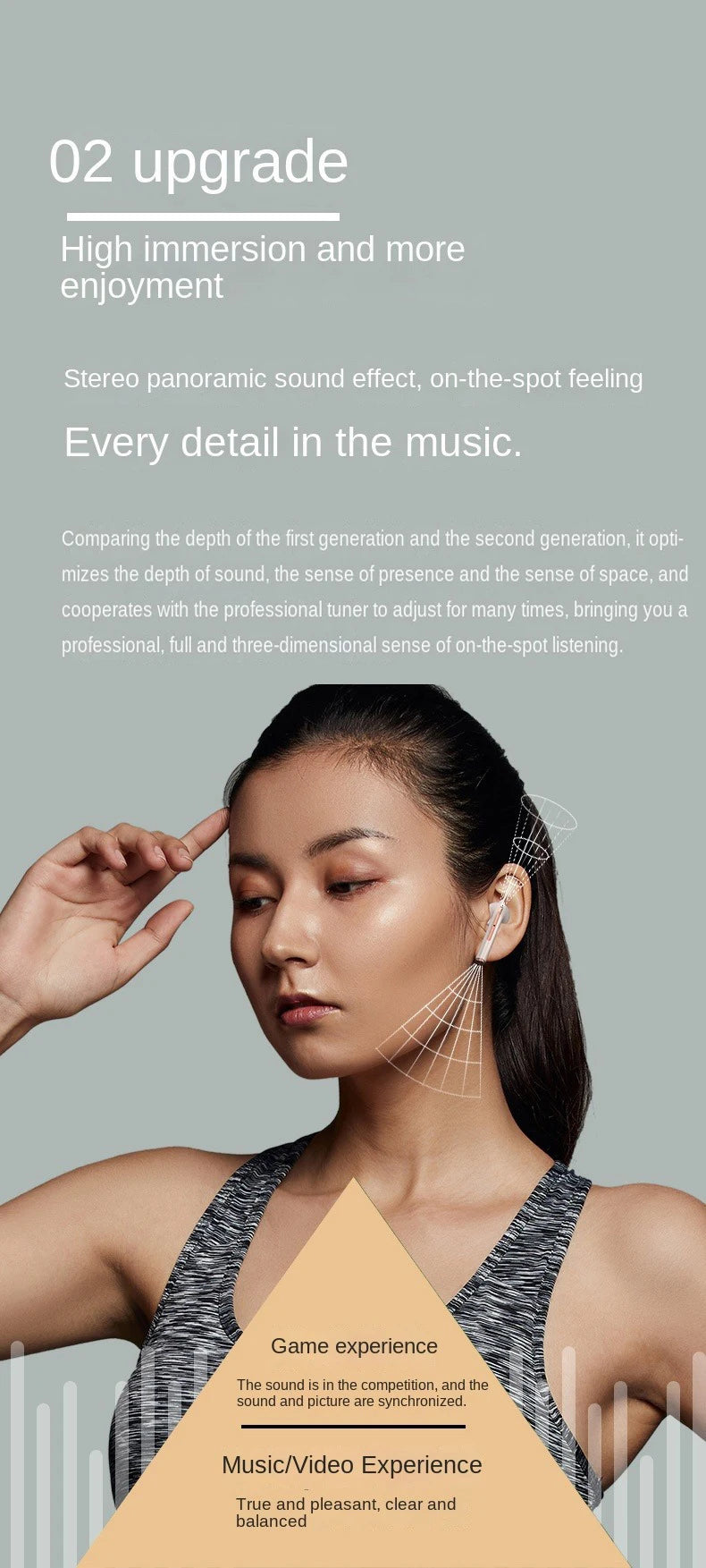 Xiaomi Wireless Bluetooth 5.3 Headset, Noise Canceling Audio Device, HD, Music, Headphones with Microphone