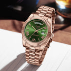 NIBOSI New Men Watch Brand Luxury Fashion Quartz Wristwatch Male Stainless Steel Waterproof Calendar Business Watches For Men