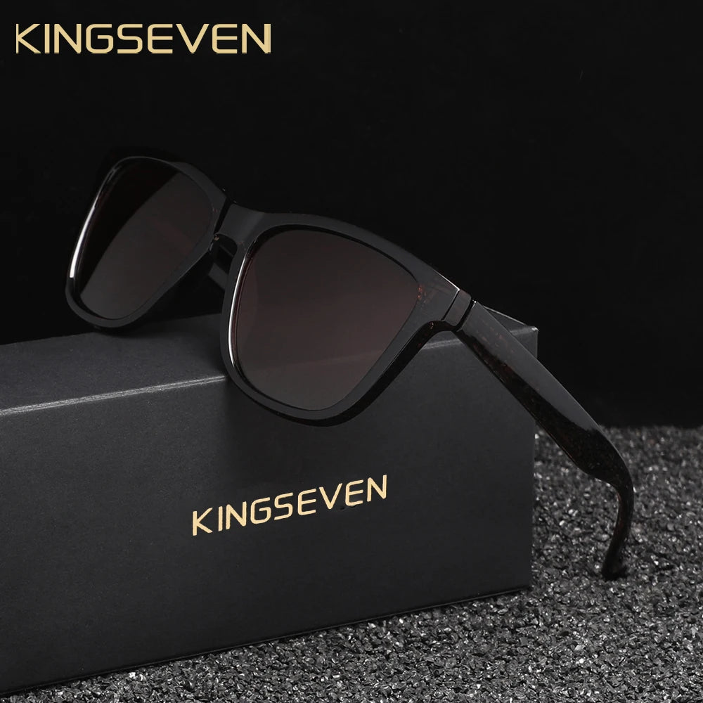 KINGSEVEN Fashion Men‘s Sunglasses Polarized UV400 Sunscreen Glasses Ultralight TR90 Women Fishing Driving Glasses