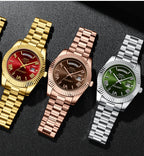 NIBOSI New Men Watch Brand Luxury Fashion Quartz Wristwatch Male Stainless Steel Waterproof Calendar Business Watches For Men