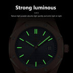 POEDAGAR Luxury Business Man Wristwatch Waterproof Luminous Date Men Watch Stainless Steel Fashion Quartz Watches For Men Reloj