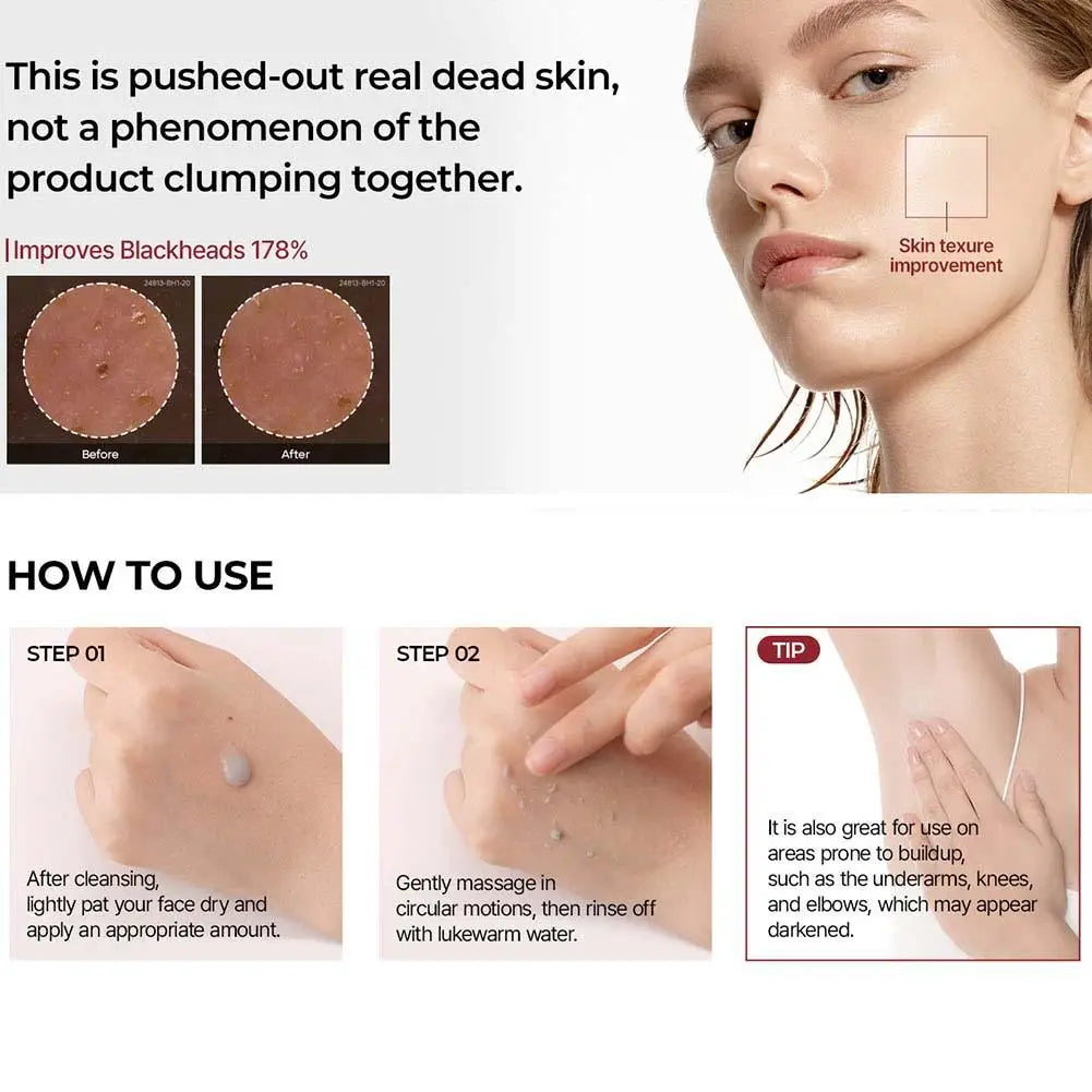 Dr. Melaxin Peel Shot White And Black Rice Exfoliating Essence Skin Lightening Contro Moisturizing Oil-Control Gentle Skin Care