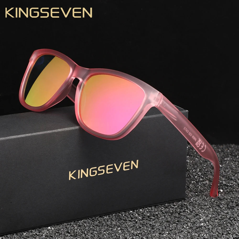 KINGSEVEN Fashion Men‘s Sunglasses Polarized UV400 Sunscreen Glasses Ultralight TR90 Women Fishing Driving Glasses