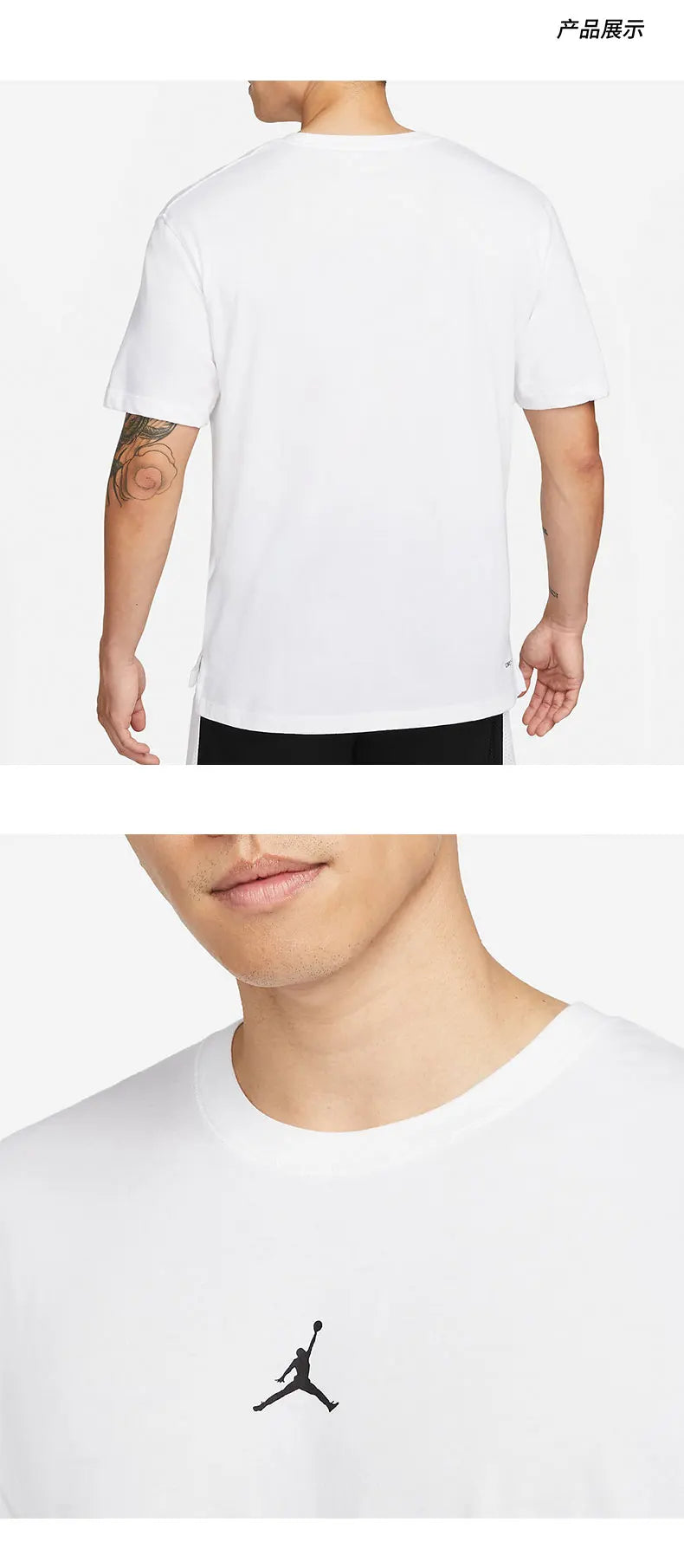 Nike Official Authentic Jordan Sport Dri-FIT Men's Short Sleeve T-Shirt DH8922-100