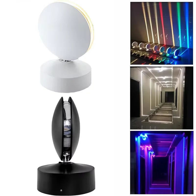 New LED Window Sill Line Color Celling Lamp Internet Cafe Secret Room 360° Luminous Corridor Aisle Decorative Light Spotlight