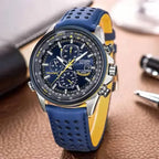 CITIZEN Blue Angel Generation Men's Luxury Wristwatches Radio Night Glow Energy Multi Functional Fashion Original Business Watch