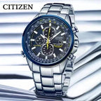 CITIZEN Blue Angel Generation Men's Luxury Wristwatches Radio Night Glow Energy Multi Functional Fashion Original Business Watch