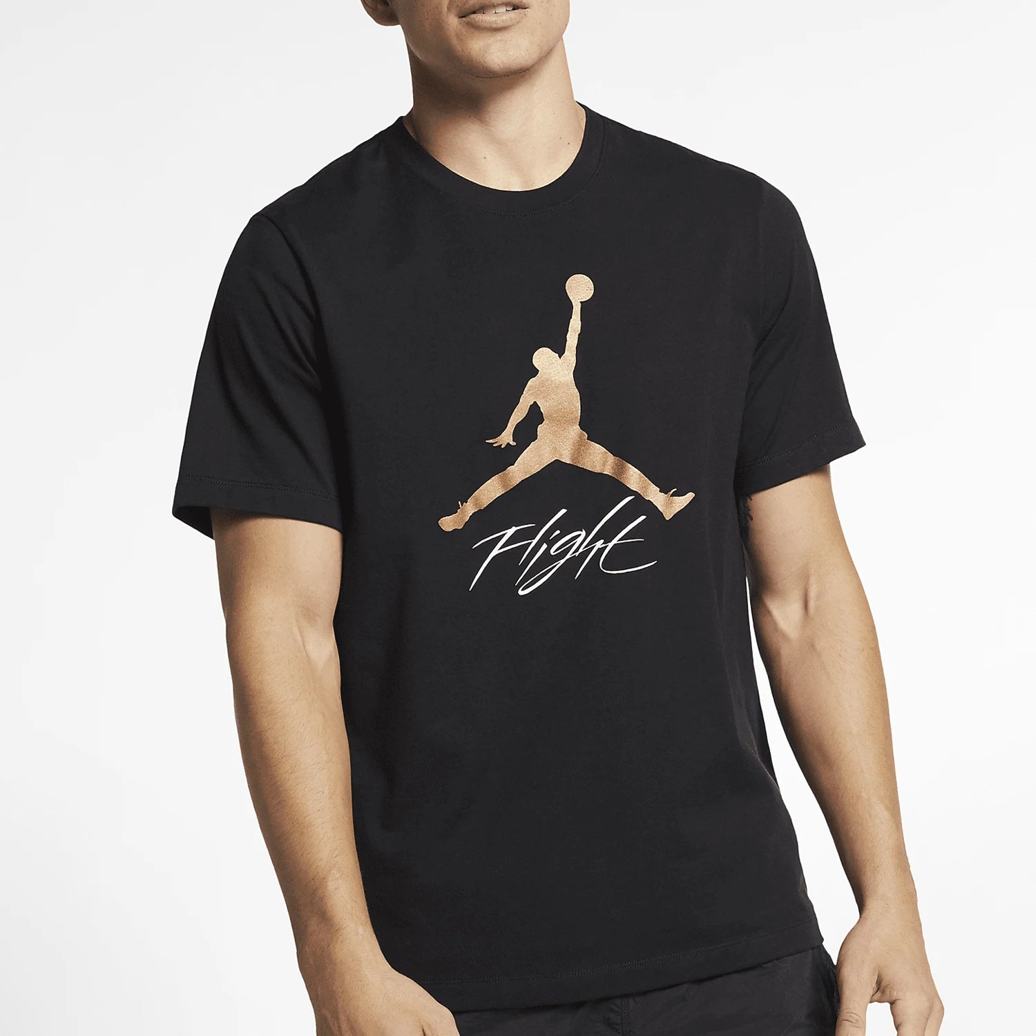 Nike Official Genuine JORDAN Men's Round Neck Knitted Breathable Sport Casual T-shirt AO0665-011