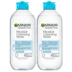 Micellar Water for Waterproof Makeup, Hydrating Facial Cleanser & Makeup Remover, Suitable for Sensitive Skin, Vegan, Cruelty Free, 13.5 Fl Oz (400Ml), 2 Count