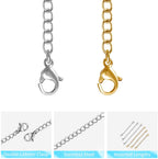 Necklace Extender 10 PCS Chain Extenders for Necklaces Premium Jewelry Bracel...