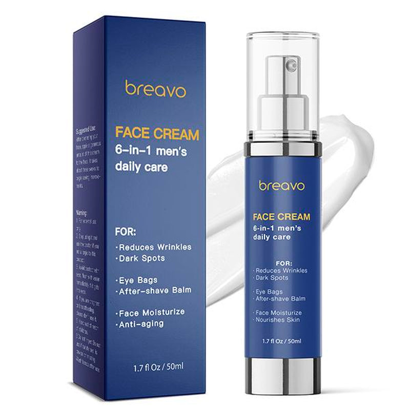 Men'S Face Moisturizer: anti Aging Cream, Wrinkles Cream, Hyaluronic Moisture, Skincare, Comfort ,Moisturizing ,Hydrating,