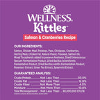 Kittles Crunchy Natural Grain Free Cat Treats, Salmon & Cranberries Recipe, All Life Stages, 6-Ounce Bag