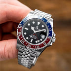 V3 Version GMT Watches Men'S Luxury Sapphire Automatic Mechanical Watch 40MM Stainless Steel Waterproof Watch