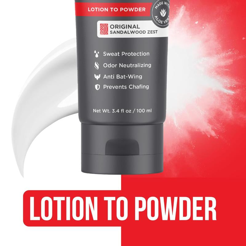 Comfort Cream Deodorant for Men: Anti-Chafing Sweat Defense, Odor Control, Aluminum-Free Mens Deodorant
